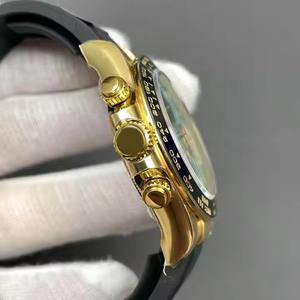 Montre mécanique automatique pour homme avec cadran turquoise 2025, chronographe et affichage de la date, étanche, style sport, luxe, numérique, analogique - Product Image 5