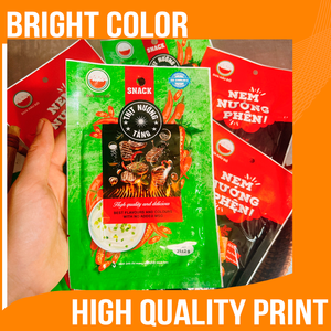 Mylar Sac de nourriture pour animaux de compagnie de haute qualité 3 côté étanche pochette personnalisée en aluminium fermeture éclair emballage alimentaire en gros Vietnam - Product Image 3