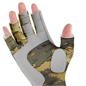 Guantes de pesca para deportes al aire libre para hombres Guantes al por mayor para la venta Guantes de pesca sublimados personalizados para hombres - Product Image 2
