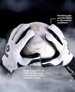 Guantes de portero profesionales hechos a medida de alta calidad, transpirables, antideslizantes, diseño de corte negativo de látex alemán para uso en exteriores - Product Image 3