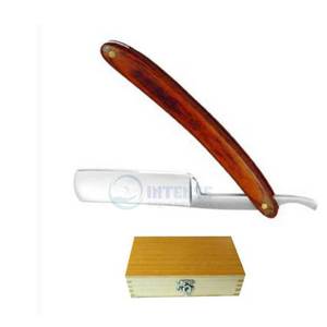 Maquinilla de afeitar recta de acero inoxidable profesional de lujo, instrumento de belleza para afeitado tradicional, peluquero y salón, venta al por mayor - Product Image 5