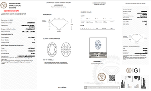 F Color VS2-diamante Labgrown pulido, tamaño 1,79 Ct, forma ovalada, HPHT-CVD, joyería de Diamante Suelto - Product Image 5