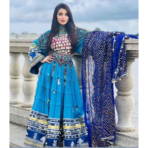 ชุดเดรส Afghan Kuchi สำหรับผู้หญิงเดรสยาวแขนยาวระบายอากาศได้ดีชุดเดรสสำหรับงานแต่งงานและงานปาร์ตี้สำหรับผู้หญิงดีไซน์สวย - Product Image 2
