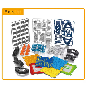 87 pièces de jouets de construction mécanique robotique Steam pour enfants, expérience scientifique intelligente à faire soi-même, programmation, carte routière, engrenage, science, ingénierie - Product Image 5