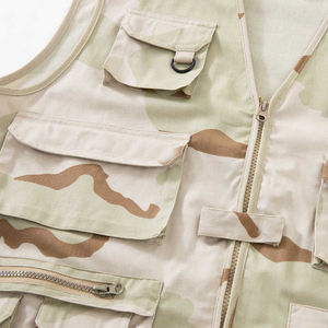 Breathable Windproof Fluorescent Vest-Outer Wear Tactical Vest Front Zipper Cheap Price Hi Viz Tactical Safety Vest Fast Release - Product Image 4