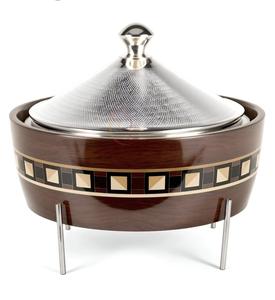 Cacerola Clásica de Acero Inoxidable para Buffet y Servicio de Catering |   Calidad Profesional, Duradero con Brillo Duradero - Product Image 1