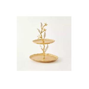 Présentoir à gâteau 3 pièces Supports à gâteau ronds en métal pour table à dessert Supports à gâteau en métal doré Présentoir à dessert Plateau à cupcakes pour mariage - Product Image 1