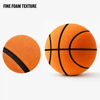 Ballon de basketball d'entraînement intérieur Elite Taille 7 (29,5 pouces) en mousse PU 340g, toucher doux, faible bruit, Zhejiang