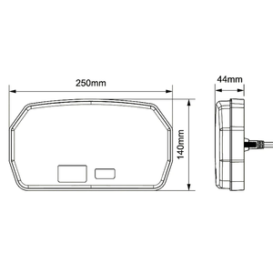 Emark <span class=keywords><strong>LED</strong></span> Truck Trailer kết hợp đèn Đuôi Màu Đỏ hổ phách trắng 12V 24V lần lượt phanh phía sau vị trí dự trữ sương mù phản xạ ánh sáng - Product Image 6