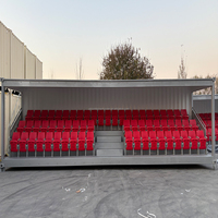 Conteneur de tribune de football durable pour événements publics en plein air, conteneur de tribune de football, Irlande, Royaume-Uni, Europe