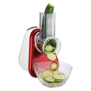 Procesador de Alimentos Eléctrico Moulinex DJ755G10 150W Fresh Express, Cortador de Vegetales Blanco y Rojo - Product Image 3