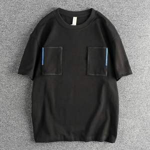 220g Dropped Shoulder Regular Fit <b>Cool</b> <b>T</b>-<b>Shirt</b> Custom Quality Streetwear <b>Men's</b> Heavyweight 100% Cotton Quick Dry Anti-Pilling - Product Image 3