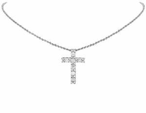 Pendentif croix en forme de grappe de diamants Moissanite en argent sterling hip hop glacé pour hommes et femmes - Product Image 3