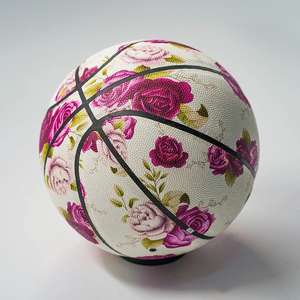 Cubierta de PU duradera y elegante de baloncesto con grafiti DIY personalizada disponible en tamaños 4 5 6 para entrenamiento - Product Image 4