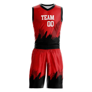 Ensemble d'uniformes de basket-ball personnalisés en gros, maillot et short sublimés colorés, séchage rapide, respirant, confortable, kit de vêtements de sport d'équipe - Product Image 2