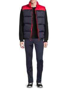 Chaleco acolchado de poliéster con cuello levantado ligero de lona personalizado de invierno para hombres y mujeres de alta calidad superventas transpirable informal - Product Image 6