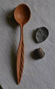 PARA TALLA DE CUCHARA DE MADERA Logotipo personalizado Utensilio de cocina de madera natural Cuchara maciza de madera de acacia para cocinar - Product Image 3