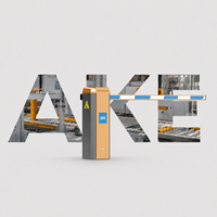 Barrière pliante automatique AKE, tourniquet intelligent anti-collision, contrôle d'accès rapide pour véhicules, en alliage d'aluminium, pour installation souterraine