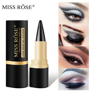 Mayorista <span class=keywords><strong>MISS</strong></span> ROSE Maquillaje Orgánico Negro Gel Delineador de Ojos Impermeable Libre de Crueldad Larga Duración 4 Colores Negro Gel Delineador de Ojos - Product Image 3
