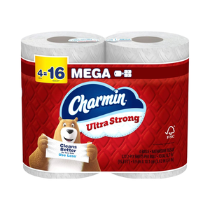 CharminUltra Strong Toilet Paper 4 Mega Rollos, 220 Hojas por Rollo - Product Image 2