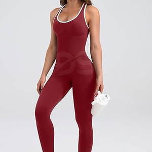 Mono para Mujer, Cintura Alta, Diseño Casual Elegante, Tejido de Punto Suave, Ecológico, Transpirable, Cómodo, Ideal para Yoga - Product Image 2