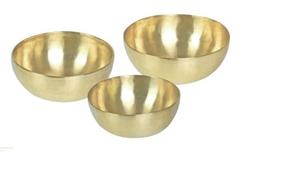 Bol chantant en métal d'arrivée fraîche bols de méditation tibétains en laiton poli bol sonore chantant fournitures spirituelles de l'inde - Product Image 6