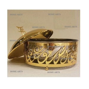 Plato de frotamiento de hierro de último diseño con tapa de acero inoxidable, plato de frotamiento de comida para hoteles para uso en fiestas y eventos - Product Image 4