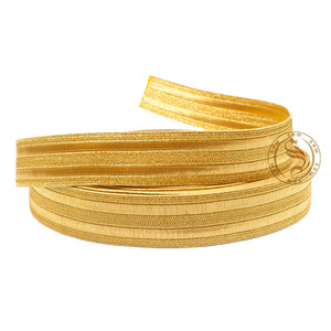 Encaje de guardiamarina plateado de 2 pulgadas para uniformes Trenza de regimiento de 30-40mm Encaje de Orris plateado simple y elegante a la venta - Product Image 3