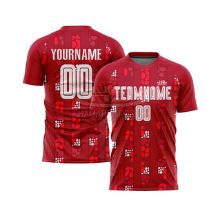 Camisetas de Fútbol Personalizadas 2025 de Secado Rápido, Transpirables, con Patrón de Sublimación, Jersey de Fútbol de Poliéster - Product Image 2