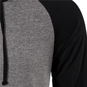 Sudadera ligera para hombre en verde lima heather, suave, con capucha y dobladillo curvo, diseño personalizado. - Product Image 5
