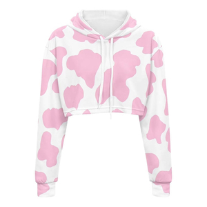 Sudadera con Capucha Corta a Cuadros de Manga Larga para Niñas, Diseño OEM, 100% Algodón, Moda de Invierno 2025, Más Vendida - Product Image 1