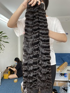 Cabello Chino Natural Liso de Primera Calidad, Remy Virgen, Trama de Piel, Alta Calidad, Sin Enredos, Fabricante Vietnamita, Envío Rápido Profesional - Product Image 2