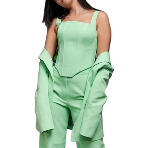 Office Ladies Sea Green Dress Suit Elegant and Professional <b>Shaper</b> for Appearance Enhancement Women <b>Corset</b> and <b>Body</b> <b>Shaper</b> 2026 - Product Image 4