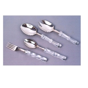 Service de table pour la maison, ensemble de couverts, finition nickelée, qualité supérieure, ensemble de couverts décoratifs pour la table - Product Image 1