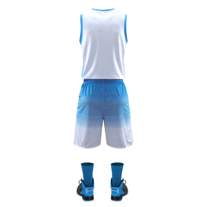Maillots de basket-ball pour hommes Tenue universitaire pour jeunes Uniformes de basket-ball Kit de sport Maillots Shorts Vêtements respirants personnalisés - Product Image 3