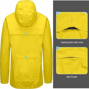 Chaquetas de lluvia para hombre Chaquetas impermeables de alto rendimiento para hombre Chaqueta de lluvia de nuevo diseño transpirable para hombre subido por Dress Sports - Product Image 5