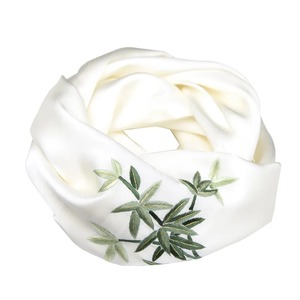 2024 Embroidery Handmade Embroidery of Real Silk Men's Scarves and Scarves Floral <b>Hijab</b> <b>Jersey</b> <b>Hijab</b> - Product Image 6