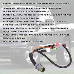 4L80Eトランスミッション内部ワイヤーハーネス4L80ギアボックスワイヤーハーネス、GMビュイックキャデラックシェビー用温度センサー付き1991-2003 - Product Image 5