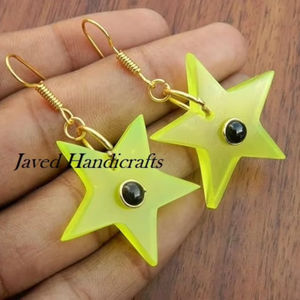 ต่างหูเรซินเครื่องประดับหรูหรารูปดาวสำหรับผู้หญิงเครื่องประดับที่ทันสมัยเรซิ่นอีพ็อกซี่แหวนงานฝีมือต่างหูดีไซน์ที่ไม่ซ้ำกัน - Product Image 4