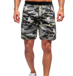 Short de gym 100% coton pour hommes High Street Basic Summer Solid Color Fitness Cargo Pants Quality OEM Lace Customizable Size Best - Product Image 4