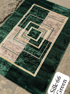 Alfombra Turca de Poliéster Afelpada Adiva, Tejida a Máquina con Diseño Jacquard, de Pelo Alto, Reversible, Acolchada, Lavable, Tradicional, de Yute - Product Image 5