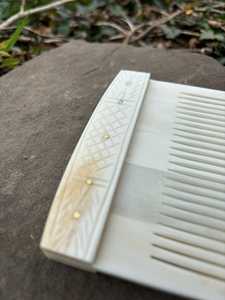 Peine para Barba de hueso vikingo de alta calidad, peine para el cabello de estilo moderno de tamaño muy pequeño, producto de la mejor calidad - Product Image 4