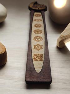 Best Selling Home Decoration Mango Wood Antique <b>Incense</b> <b>Stick</b> <b>Holder</b> With Enamel Printed Home Decor From India - Product Image 6