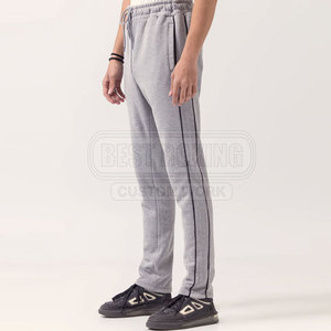 Pantalones casuales de corte recto para hombre con tela elástica ideal para viajes o trabajo pantalones casuales para hombre - Product Image 3