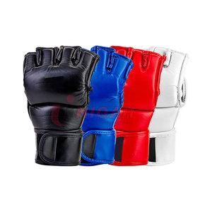 Gants de boxe en cuir de vachette véritable personnalisés de qualité supérieure Protection et confort élevés durables pour les arts martiaux - Product Image 1
