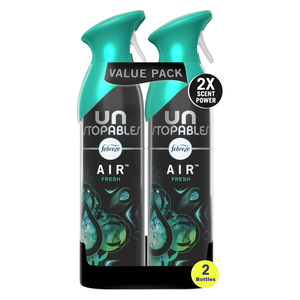 Febreze Ambientador en Aerosol, Spray Eliminador de Olores para Habitaciones, Unstopables Fresh, 8.8oz, Paquete de 2 - Product Image 5