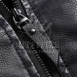 Veste en cuir pour homme, vente chaude, nouvelle mode, veste en cuir pour homme, veste en cuir coupe-vent, veste d'hiver en cuir - Product Image 5