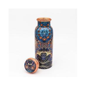 Botella de agua de cobre puro hecha a mano más nueva Diseño impreso Gymware Set Tapa Alto aislamiento térmico-Fabricante al por mayor directo - Product Image 6