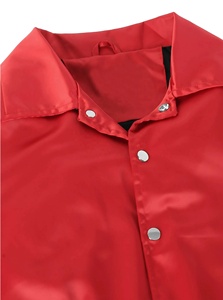 Chaqueta Varsity de Satén Más Vendida, Chaqueta Bomber de Satén Personalizada de Alta Calidad en Color Sólido para Hombre, Moda de Invierno - Product Image 3