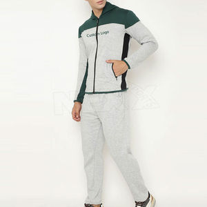 Chándales lisos de lana, chándal ajustado para hombre, ropa deportiva de verano para adultos, chándal transpirable de nuevo diseño, personalizado OEM - Product Image 3